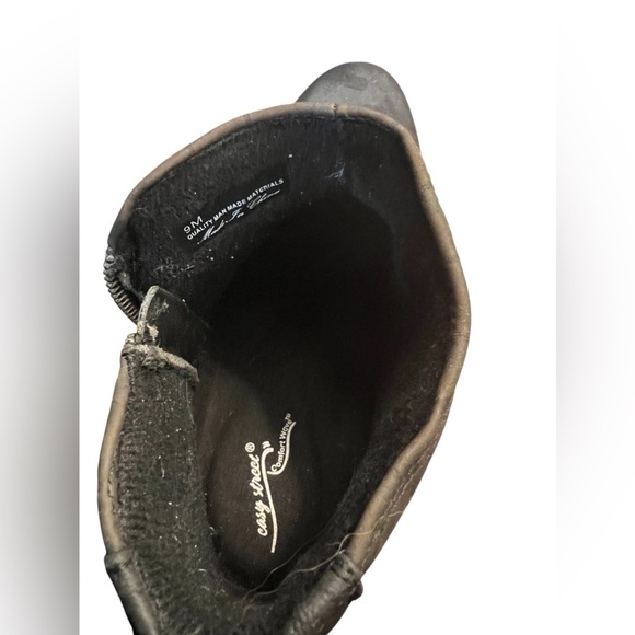 Easy Street Comfort Wave Ankle Boot Womens Size 9 M Brown Side Zip Booties Shoes - Picture 5 of 5